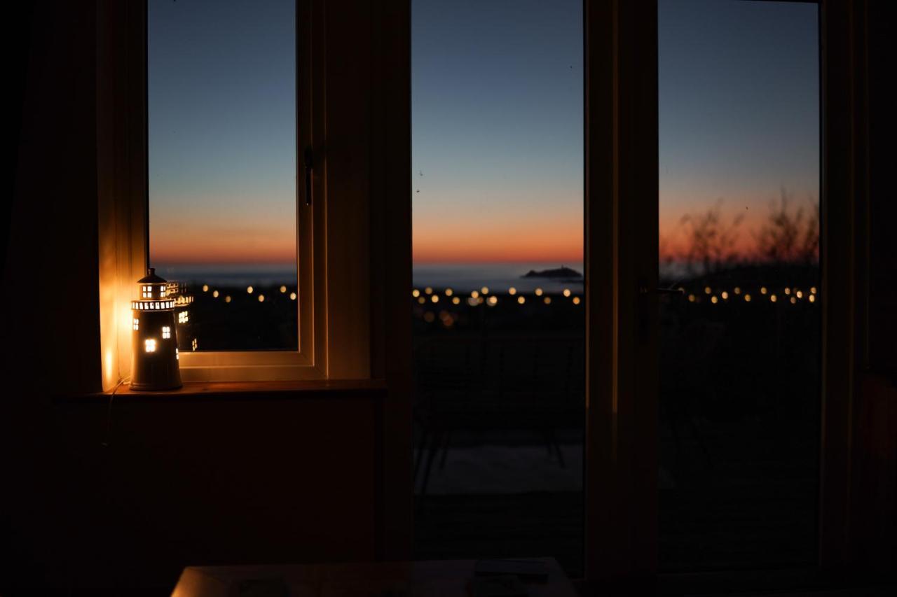Spacious Sea-View Apt. Overlooking St Ives Bay Gwithian المظهر الخارجي الصورة
