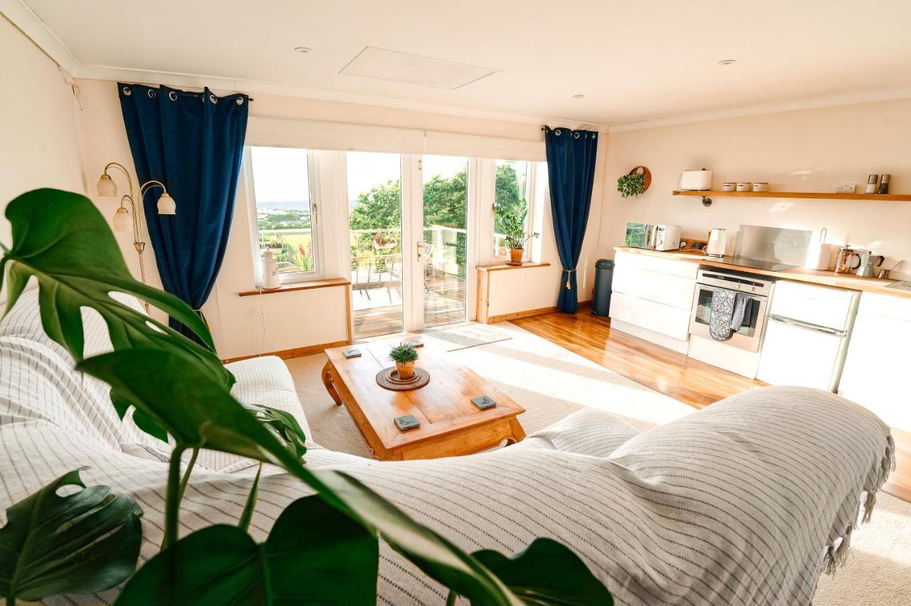 Spacious Sea-View Apt. Overlooking St Ives Bay Gwithian المظهر الخارجي الصورة